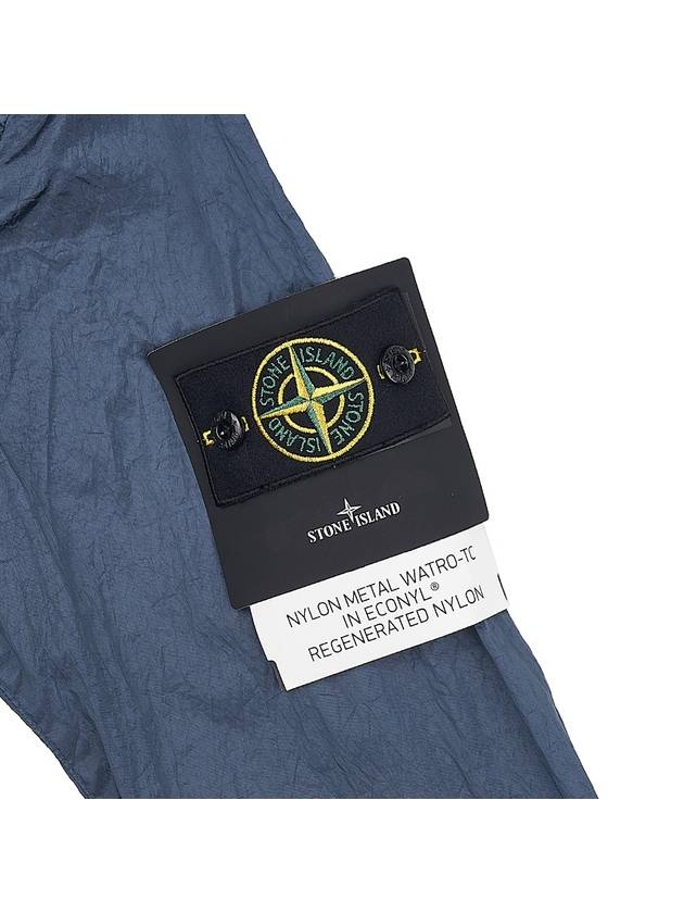 Men's Logo Patch Nylon Metal Zip-up Jacket Avio Blue - STONE ISLAND - BALAAN 6