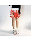 Golf Wear Golf Pleated Skirt 24 Year Product GWSD10136 Paradise Monstera Coral - J.LINDEBERG - BALAAN 2