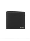 Logo Mini Covent Garden Halfwallet Black - PAUL SMITH - BALAAN 1