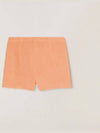 Women's Panarea Cotton Linen Shorts Orange - LORO PIANA - BALAAN 4