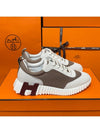 Bouncing Low Top Sneakers White Beige - HERMES - BALAAN 3