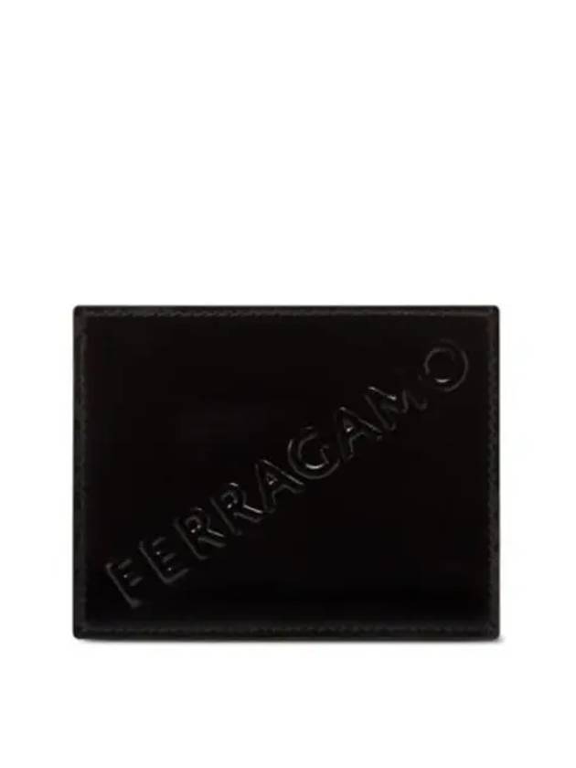 3D Signature Card Wallet Black - SALVATORE FERRAGAMO - BALAAN 2