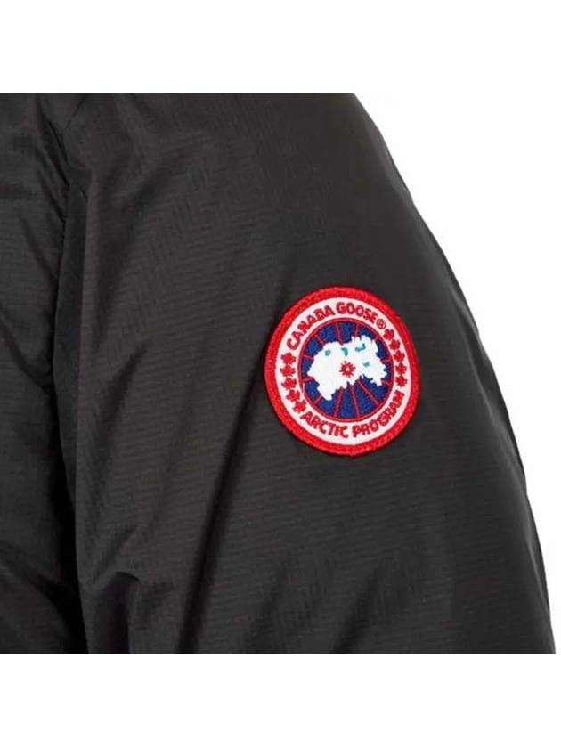 Lodge Down Hooded Padding Jacket Black - CANADA GOOSE - BALAAN 3