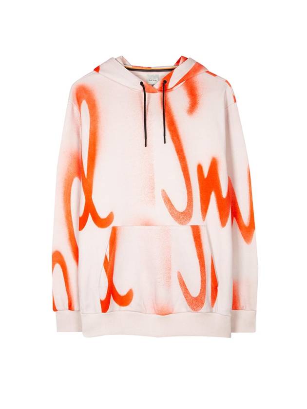 Men's Spray Print Hooded White - PAUL SMITH - BALAAN 1