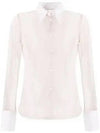 See Through Cotton Long Sleeved Shirt Beige - MAISON MARGIELA - BALAAN 2