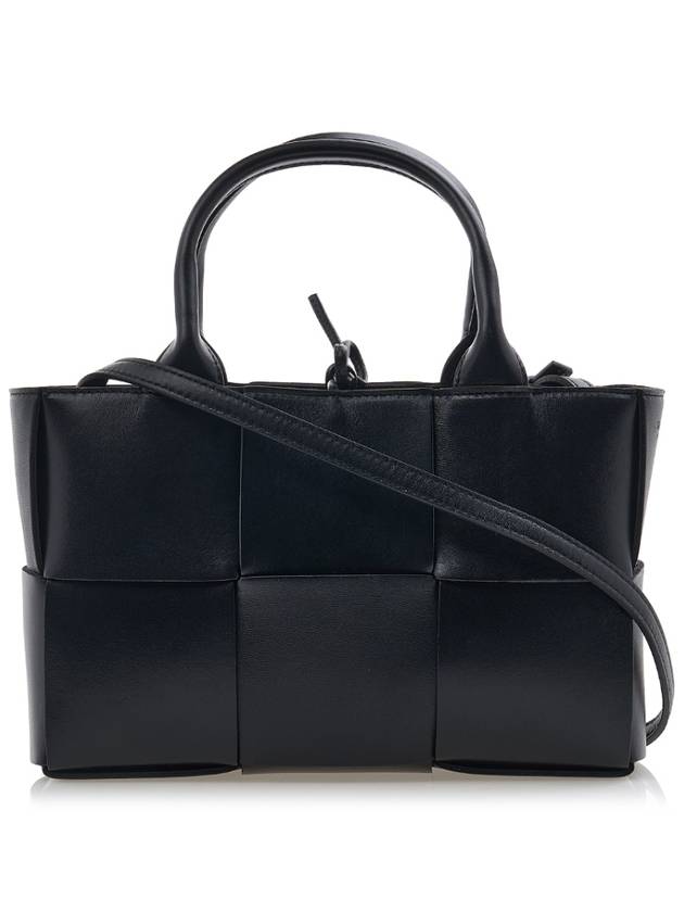 Arco Mini Tote Bag Black - BOTTEGA VENETA - BALAAN 4