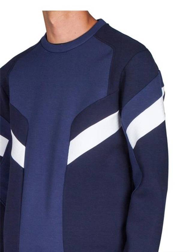 Men's Jersey Neoprene Sweatshirt Navy - DSQUARED2 - BALAAN 6