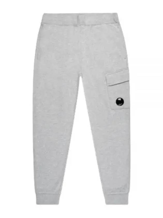 Diagonal Raised Fleece Cargo Track Pants Grey - CP COMPANY - BALAAN 2