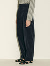 Corduroy Round Wide Pants Navy - JUN BY JUN K - BALAAN 1