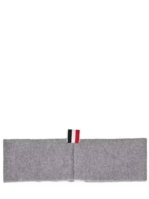 Wool stitched striped detail elasticated headband - THOM BROWNE - BALAAN 3