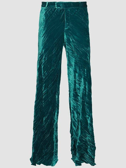 Green FROISSE Velvet Pants 13200576252 B0560955112 - ETRO - BALAAN 2