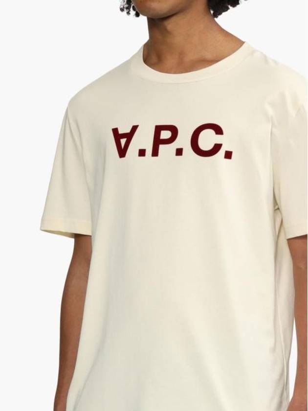 Standard Grand VPC Short Sleeve T-Shirt Ivory - A.P.C. - BALAAN 4