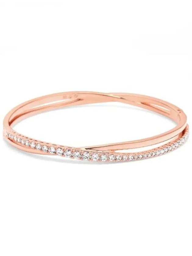 Hyperbola Twisted Crystal Bracelet Rose Gold - SWAROVSKI - BALAAN 4