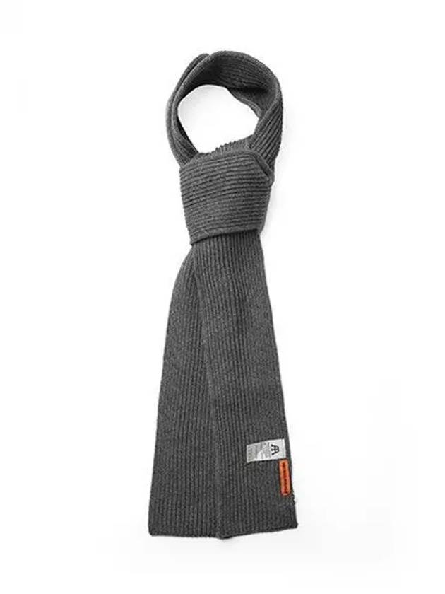 ANDERSEN Scarf Gray Logo Patch 1137802 - ANDERSEN-ANDERSEN - BALAAN 1