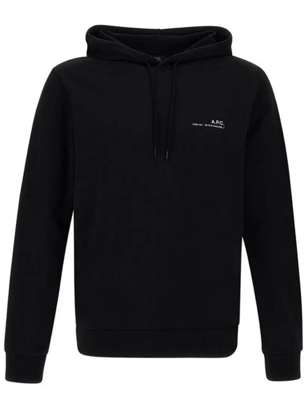 Item Logo Hoodie Black - A.P.C. - BALAAN 2