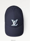 LV Signature Ball Cap Navy - LOUIS VUITTON - BALAAN 3