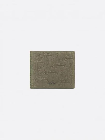 Bifold Gravity Leather Half Wallet Khaki - DIOR - BALAAN 2