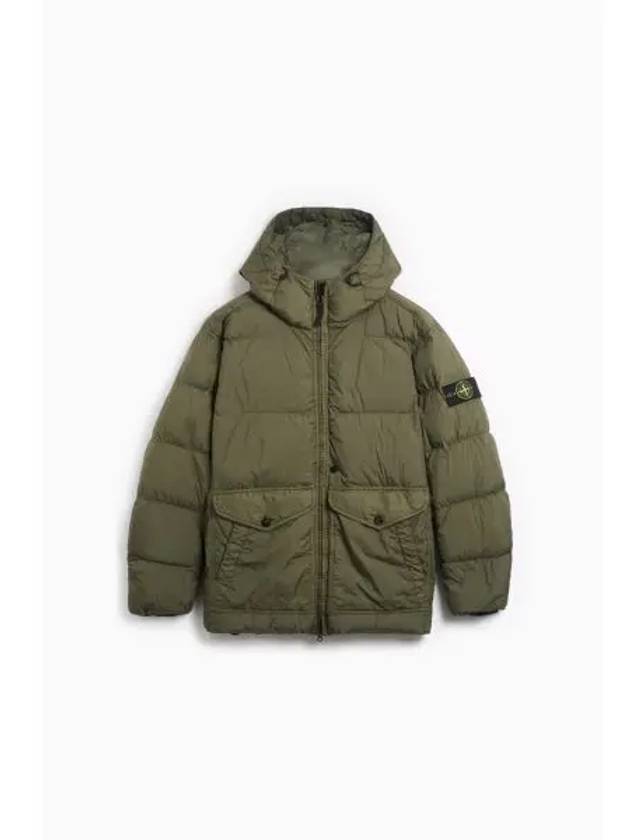 Crinkle Reps Re-Nylon Down Padding Green - STONE ISLAND - BALAAN 2