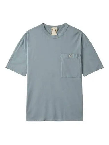 Chest pocket short sleeve t shirt gray 23CTCUH02089923 tee - TEN C - BALAAN 1