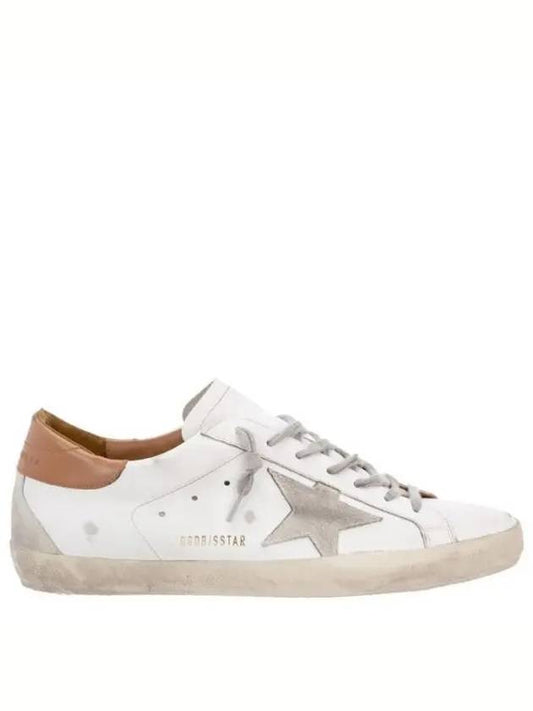 Superstar Brown Tab Sneakers White - GOLDEN GOOSE - BALAAN 2