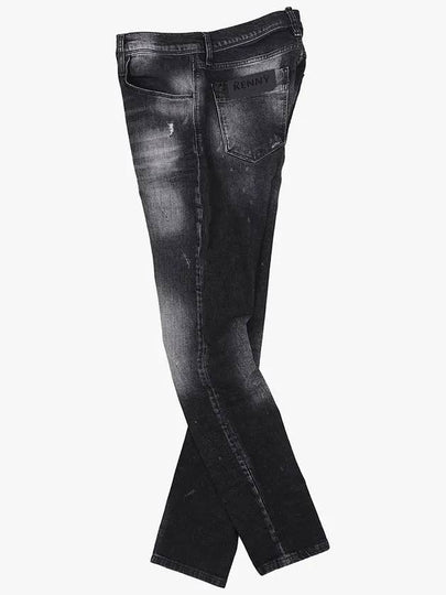 Vintage washed black skinny jeans JN149 - IKALOOOK - BALAAN 2