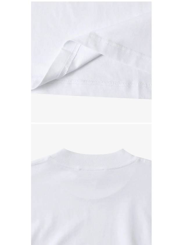 Logo Organic Cotton Short Sleeve T-Shirt White - MARNI - BALAAN 4