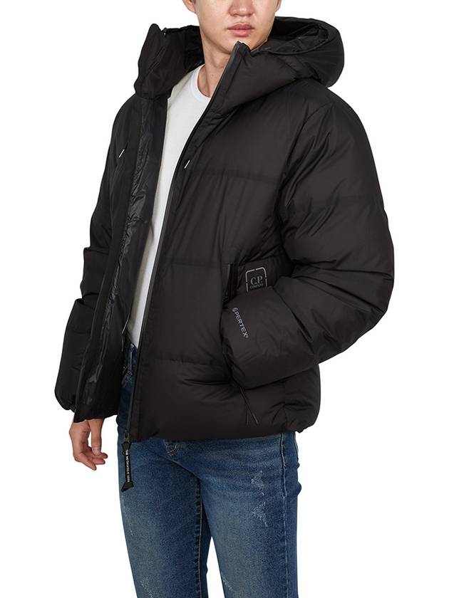 The Metropolis Series Pertex Hooded Down Padding Black - CP COMPANY - BALAAN 6