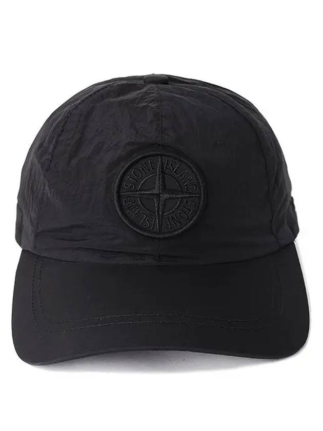 Logo Nylon Metal 6-Panel Ball Cap Black - STONE ISLAND - BALAAN 3