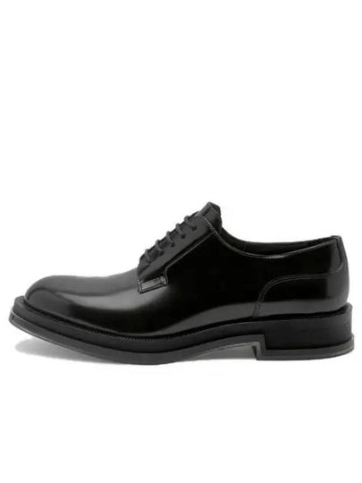 Lace-Up Transparent Sole Leather Oxford Black - ALEXANDER MCQUEEN - BALAAN 2