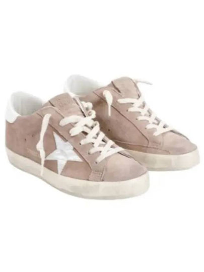 Superstar Suede Low Top Sneakers Pink - GOLDEN GOOSE - BALAAN 2