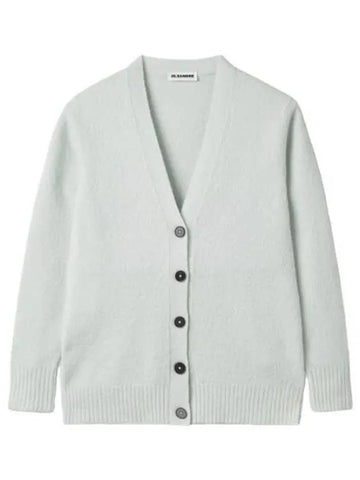 V neck cardigan mint - JIL SANDER - BALAAN 1