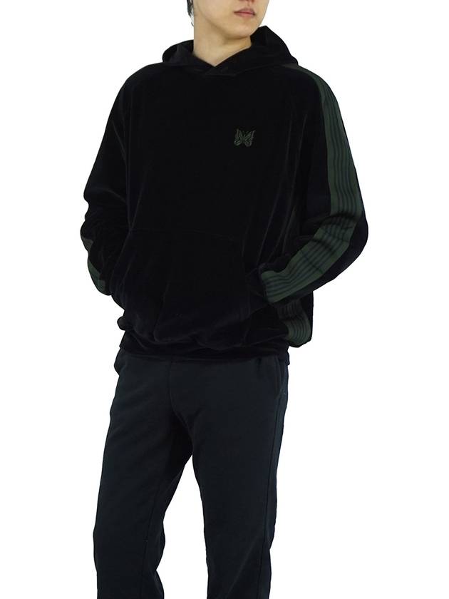 Velor track hooded top black - NEEDLES - BALAAN 5