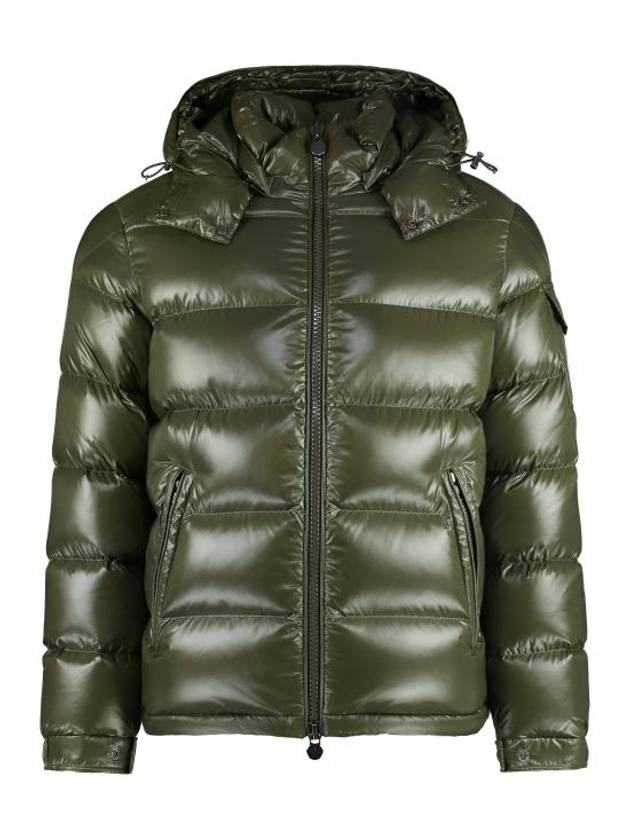 Men's Maya Short Down Padding Olive Green - MONCLER - BALAAN 1