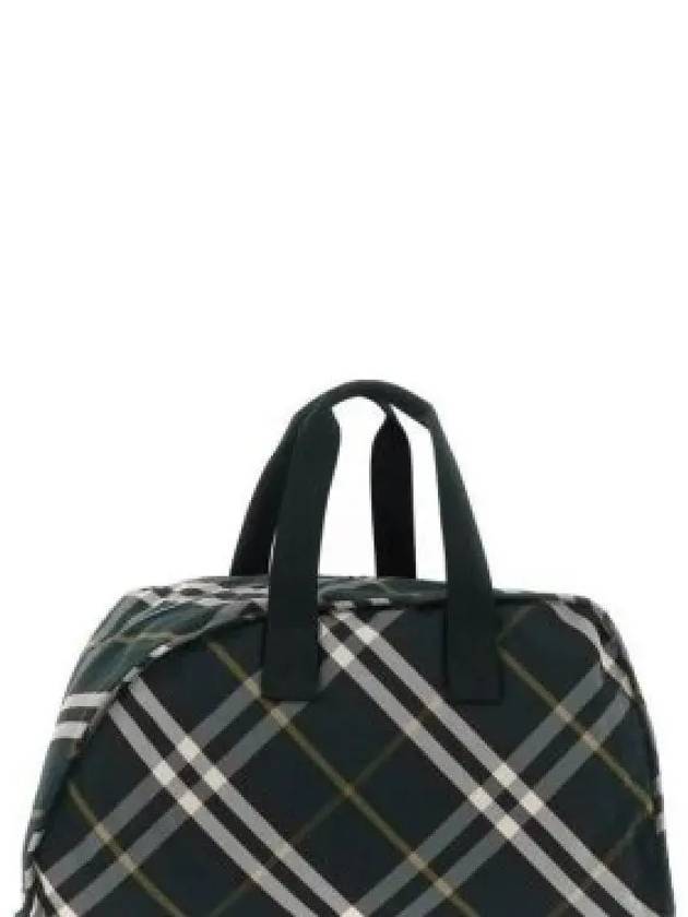 Shield Check Pattern Large Duffel Bag Green - BURBERRY - BALAAN 2