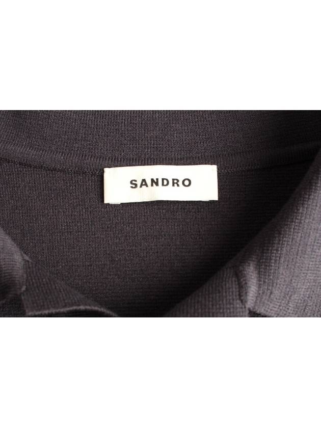 PK collar short sleeve knit XL - SANDRO - BALAAN 6