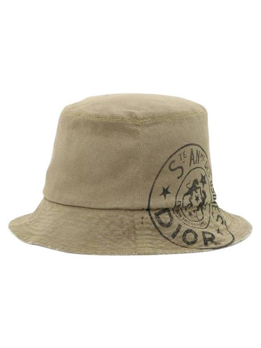 Union Bucket Hat Beige - DIOR - BALAAN 1