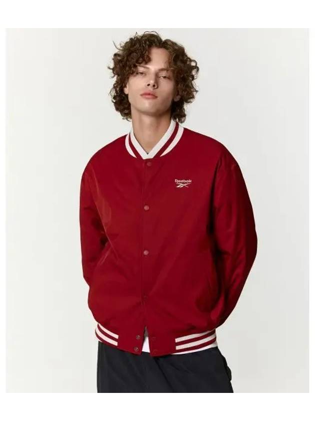 New Basic Varsity Jacket Red - REEBOK - BALAAN 1