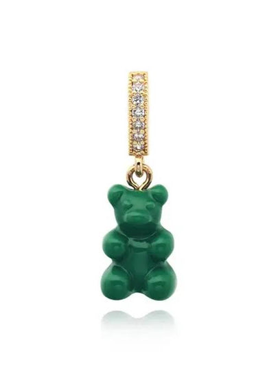 NOSTALGIA BEAR VEGAN PAVE CONNECTOR WOMEN'S CHARM - CRYSTAL HAZE - BALAAN 2