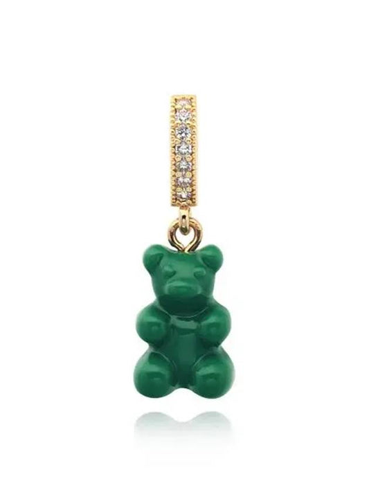 NOSTALGIA BEAR VEGAN PAVE CONNECTOR WOMEN'S CHARM - CRYSTAL HAZE - BALAAN 1