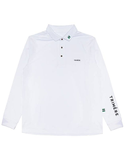 Basic long sleeve polo tee MAN WHITE TMFKS40311 - TRIMERE - BALAAN 2