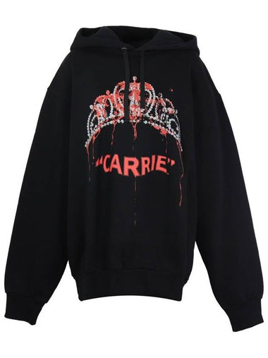 Carrie Tiara Hoodie Black - JW ANDERSON - BALAAN 1