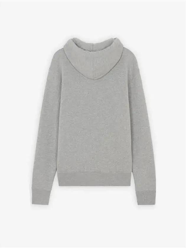 Grey Fox Head Patch Classic Hoodie Grey Melange - MAISON KITSUNE - BALAAN 3