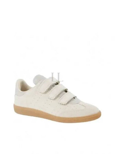 Beth Logo Leather Low Top Sneakers Beige - ISABEL MARANT - BALAAN 2