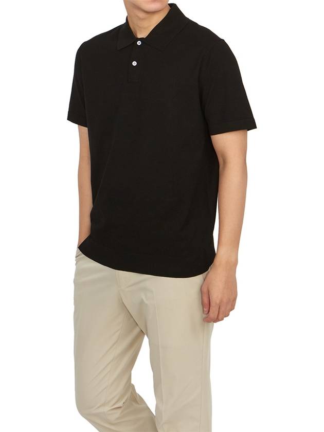 Goris Polo Shirt Black - THEORY - BALAAN 5