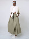 Loose Wide Pants Khaki Beige - ATHPLATFORM - BALAAN 7