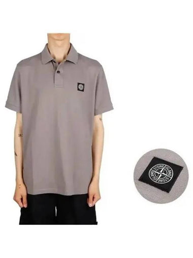 Logo patch polo short sleeve t shirt 270393 - STONE ISLAND - BALAAN 1