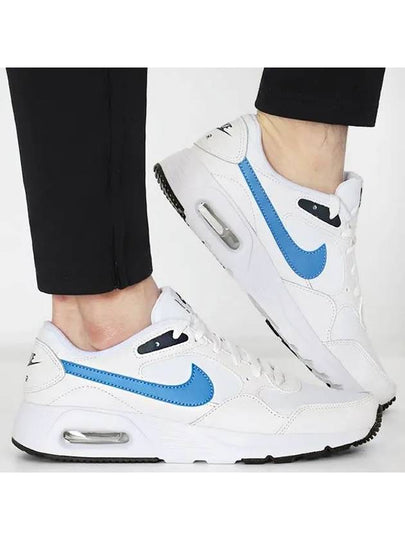 Air Max SC Low Top Sneakers White Blue - NIKE - BALAAN 2