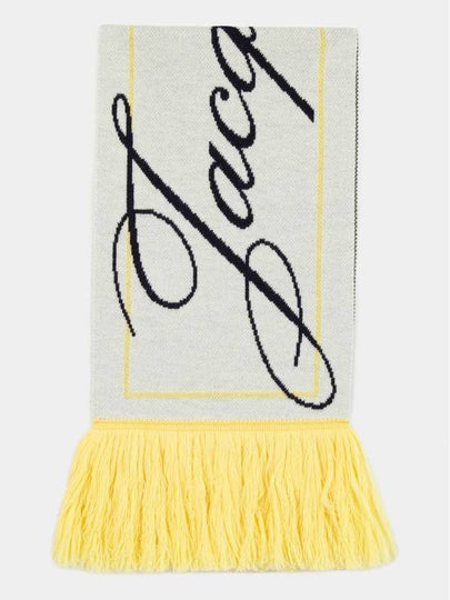 L'echarpe Liga Scarf - Jacquemus - Wool - Yellow - JACQUEMUS - BALAAN 2