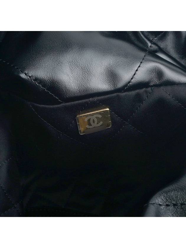 22 Shiny Calfskin Small Shoulder Bag Black - CHANEL - BALAAN 11