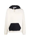 Marina Oversized Cotton Hoodie Ivory - STONE ISLAND - BALAAN 1